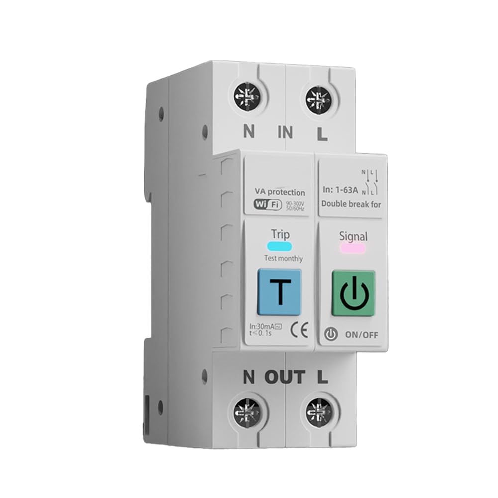 Disjoncteur intelligent Tuya Wifi pour maison connectée