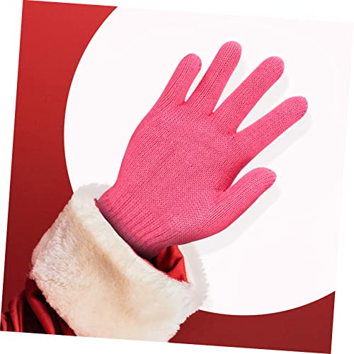 24Pairs Full Finger Knitted Gloves Warm Winter Mittens for Boys and Lightweight and Easy to Carry Multifunctional Cold Weather Accessory2