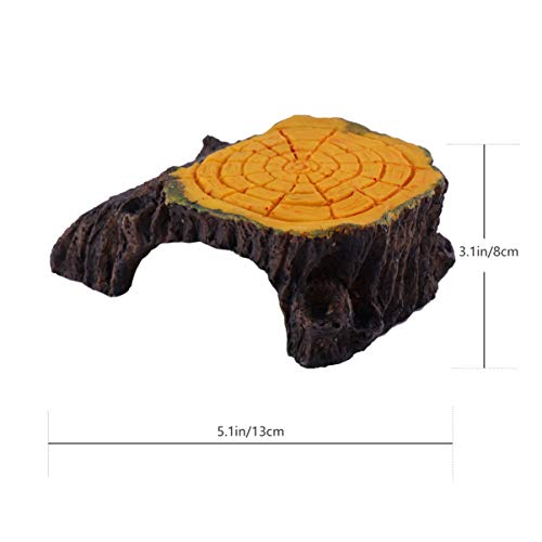 VILLCASE Tartaruga Plataforma de Escalada Tartaruga Cais Réptil Rampa Plataforma Habitat Decoração P