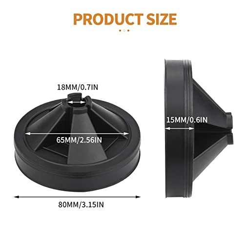 Upgraded Garbage Disposal Splash Guard, 2-Pack Epdm Rubber 3 1/8" Sink Baffle Disposer Drain Splash Guard Collar Replacement Quiet Cover Ullnosoo For Waste King, Whirlaway, Sinkmaster, Ge Disposer #TOP5