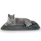 AUPETEK Self-Warming Cat Bed Indoor/Outdoor Super Soft Self Heating Pet Mat Washable Thermal Pad for