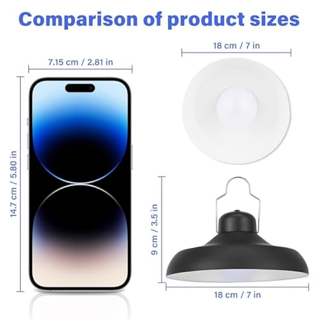 Solar Pendant Light Solar Shed Light 3000K 4500K 6500K