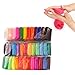 Air Dry Clay 36 Colors Air Dry Modeling Clay Craft Set Vibrant Crystal Colorful Moulding Dough DIY Toy Plasticine Kit for DIY