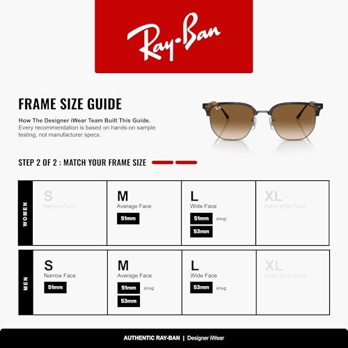 Image of Ray-Ban RB4416 New Clubmaster Square Sunglasses for Men for Women