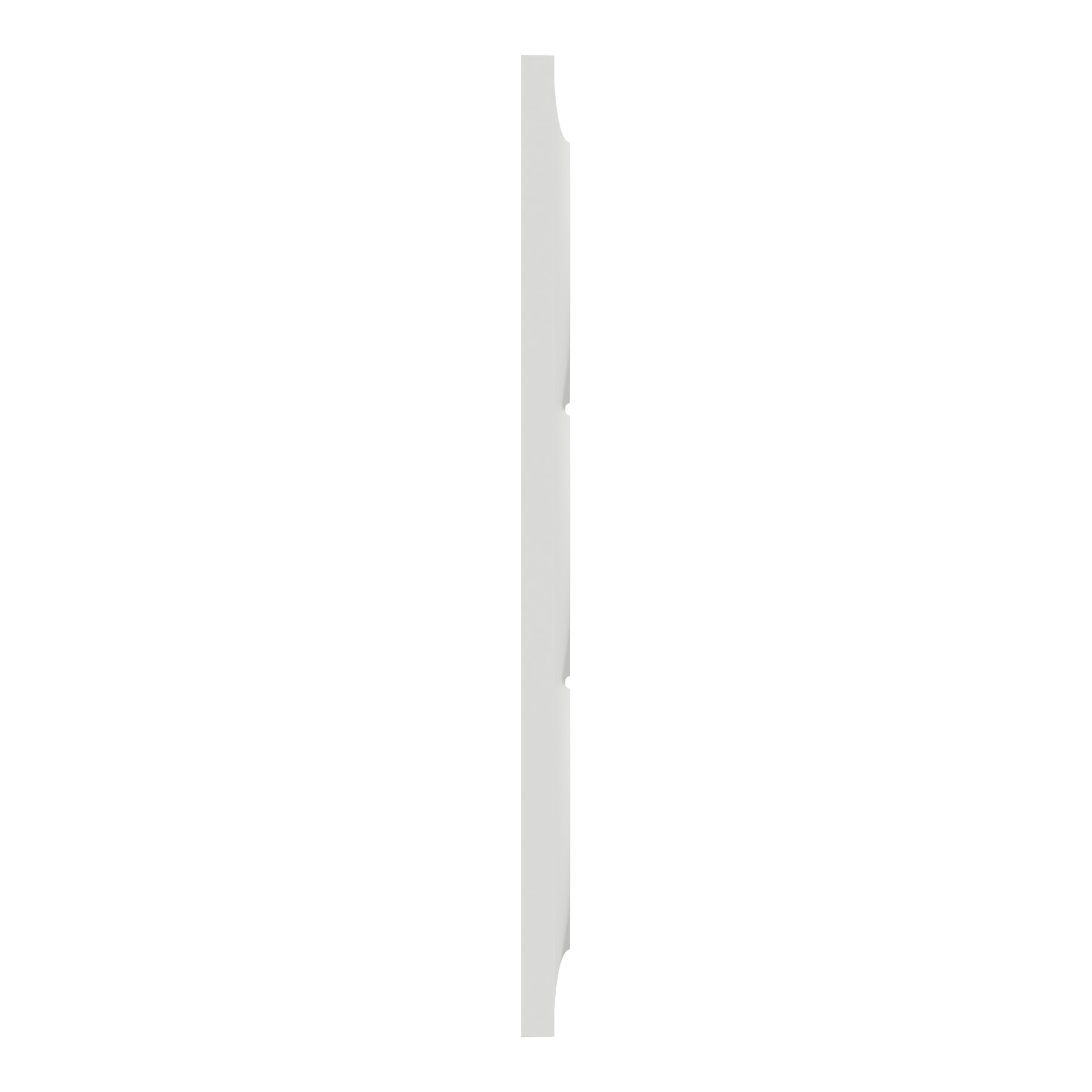 Schneider Electric - Odace Styl, plaque Blanc 3 postes verticaux entraxe 50 mm - S520716