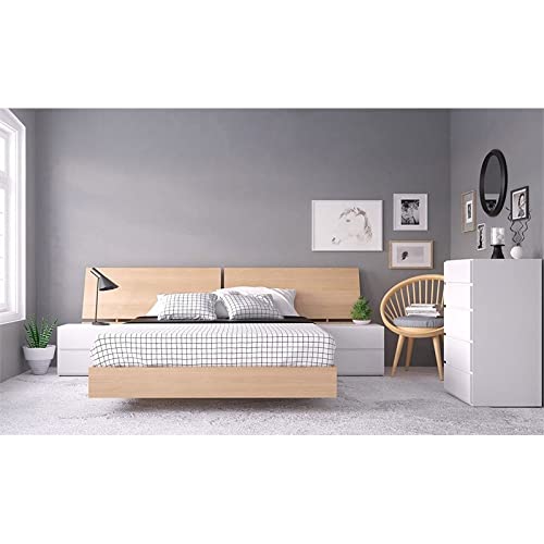 Atlin Designs Wood Queen Platform Bed In Natural Maple #TOP4
