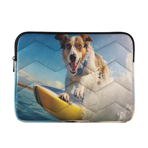 Funda para portátil 13-14 pulgadas impermeable con diseño de perro