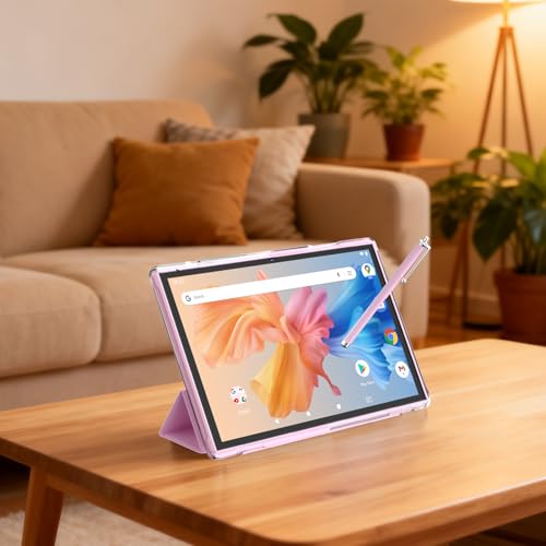 Image of 10 Inch Tablet With Case Stylus, Android 15 Tablets 8GB RAM 32GB ROM Support 1TB Expand, 10.1 IN Tableta Includes Tablet Protective Cover Dual Camera 5G WiFi-6, 6000mAh Battery 10 inch Android Tablet.