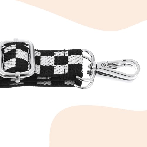 Crossbody Bag Strap Adjustable Replacement Purse Wide Guitar Straps White And Black Lanyard Keychain Car Key Neck Lanyard Handbag Crossbody Canvas Bag Strap Luggage Straps for Men Women4
