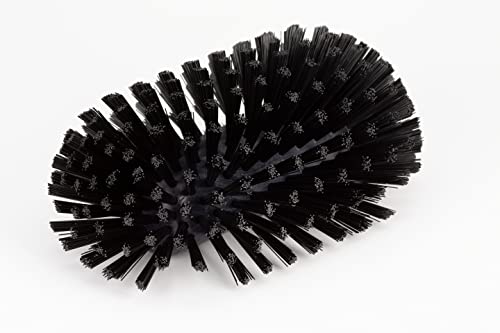 Image of SPARTA Tank and Kettle Scrub Brush Heavy-Duty Tile Brush, Color-Coded and Handle Compatible (Sold Separately) for Optimal Access In Spacious Containers, Plastic, 5.5 X 9.5 Inches, Black