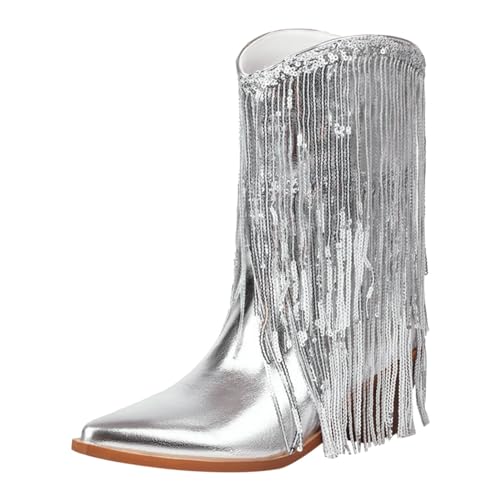 Bottines femme talon solide anti-fatigue avec motif tendance