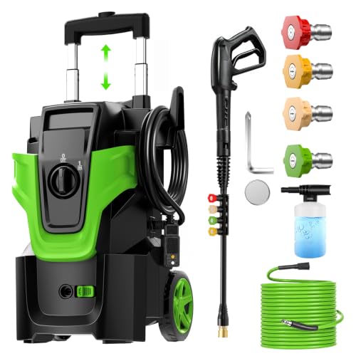 Heavy Duty 5000PSI Electric Pressure Washer,Power Washer Electric Powered