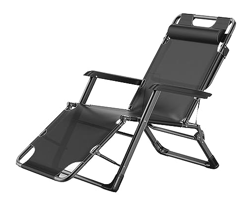 Lit pliant portable double usage et chaise longue pliante de relaxation réglable