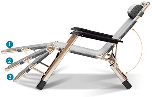 Fauteuil inclinable portable et pliable pour une sieste au soleil ou sur le balcon