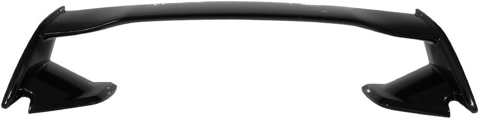 IKON MOTORSPORTS, Trunk Spoiler Compatible with 2008-2014 Subaru WRX & 2008-2011 Impreza 2.5i/Sport/2.5 GT Sedan, STI Style Painted #32J Obsidian Black Pearl ABS Rear Trunk Lid Spoiler Wing Lip 3PC