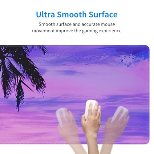 Mouse Pad Grande Antideslizante BEIVGOXL Negro 31.5x12 in miniatura 4