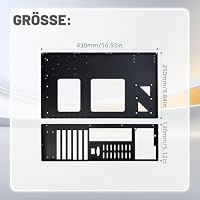 Pc-Prüfstand, Offenes Gehäuse für ATX/M-ITX Motherboards Rahmen – Ansicht 2