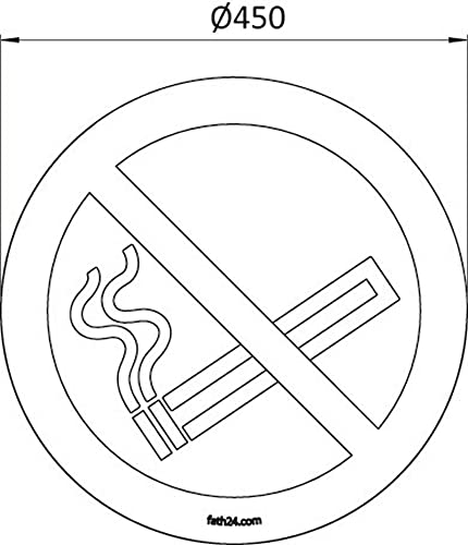 Cartel de prohibido fumar | VPA 1 pieza