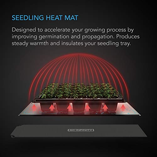 AC Infinity SUNCORE A7, Waterproof Seedling Heat Mat 48" x 20.75" MET Certified Heating Pad for Indoor Gardening, Hydroponics, Germination, Cloning