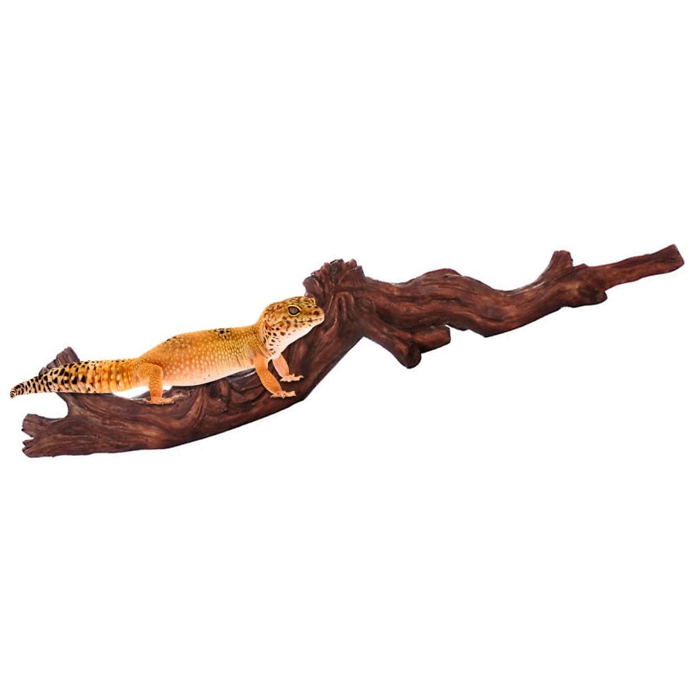 Snake Climbing Branch, Resin Climb Tree Branch Reptile Climbing Toy for Bearded Dragon Lizards Tortoises Snakes Frog Geckos
