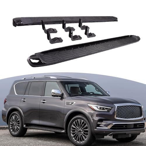 Estribos laterales para Infiniti QX80 QX56 2011-2024 miniatura 1