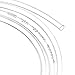 M METERXITY Pneumatic Tubing - Polyurethane Air Compressor Hose Pipe, Apply to Air Line Transfer (4mm OD 2.5mm ID, 6Ft, Clear)