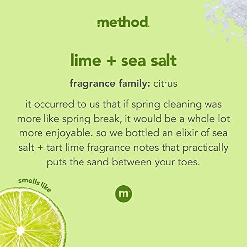 Image of Method 01239 All Surface Cleaner, Lime & Sea Salt, 28 oz Bottle, 8 /Carton