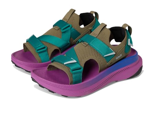 Sandalias deportivas mujer Teva Aventrail de montaña, calzado de trekking ligero