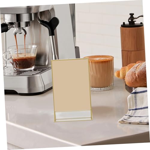 Support double face acrylique transparent pour table de bureau - 5
