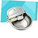 WOONEKY Cow Water Bowl Automatic Water Dispenser for Livestock Farm Waterer Stainless Steel for Cattle Sheep Horses