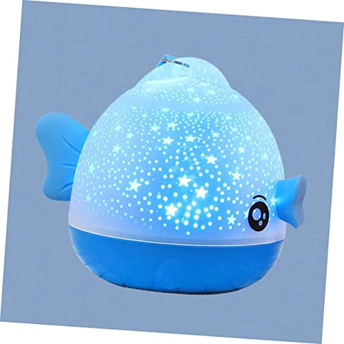 DOITOOL proyector nocturno pez azul LED de 4 modos miniatura 4