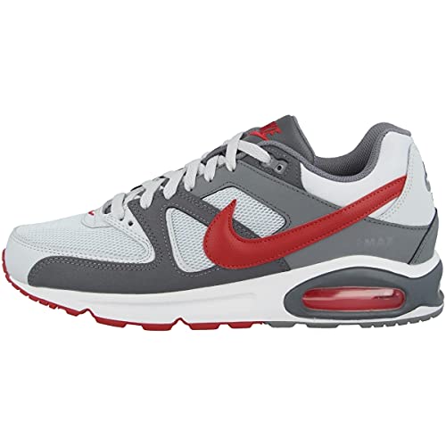 Nike Air Max Command, Chaussures de Running Homme, Gris (Pure Platinum/Gym Red/DK Grey/Cool...