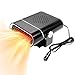 DFANCE Chauffage Voiture 12V 24V Portable Chauffage Voiture Ventilateur 2 en 1,Chauffage Rapide,Rotation 360°,Hiver Radiateur Dégivreur de Pare Brise Voiture avec Allume-Cigare,Noir,12V