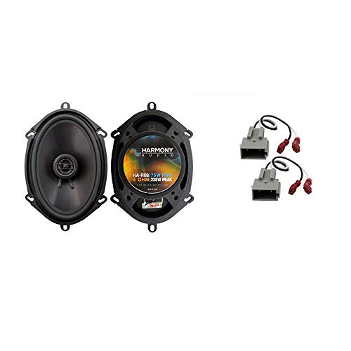Harmony Audio Compatible with 2017 Ford F-250 HA-R68 New Rear Door Replacement Speaker Upgrade