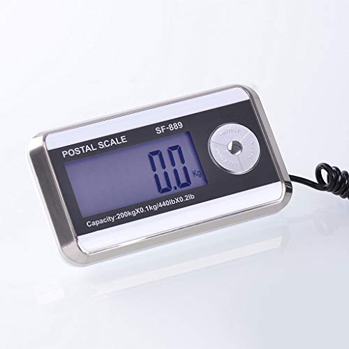 Báscula digital electrónica 200kg precisión 0.1kg acero inoxidable miniatura 3