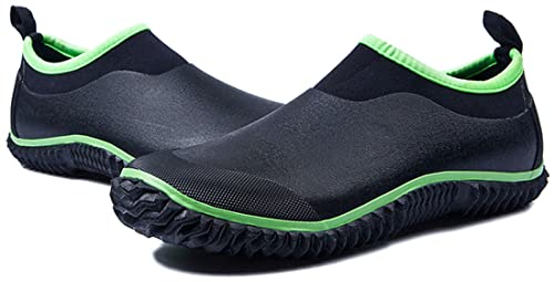 Image of TENGTA Unisex Waterproof Garden Shoes Womens Rain Boots Mens Car Wash Footwear