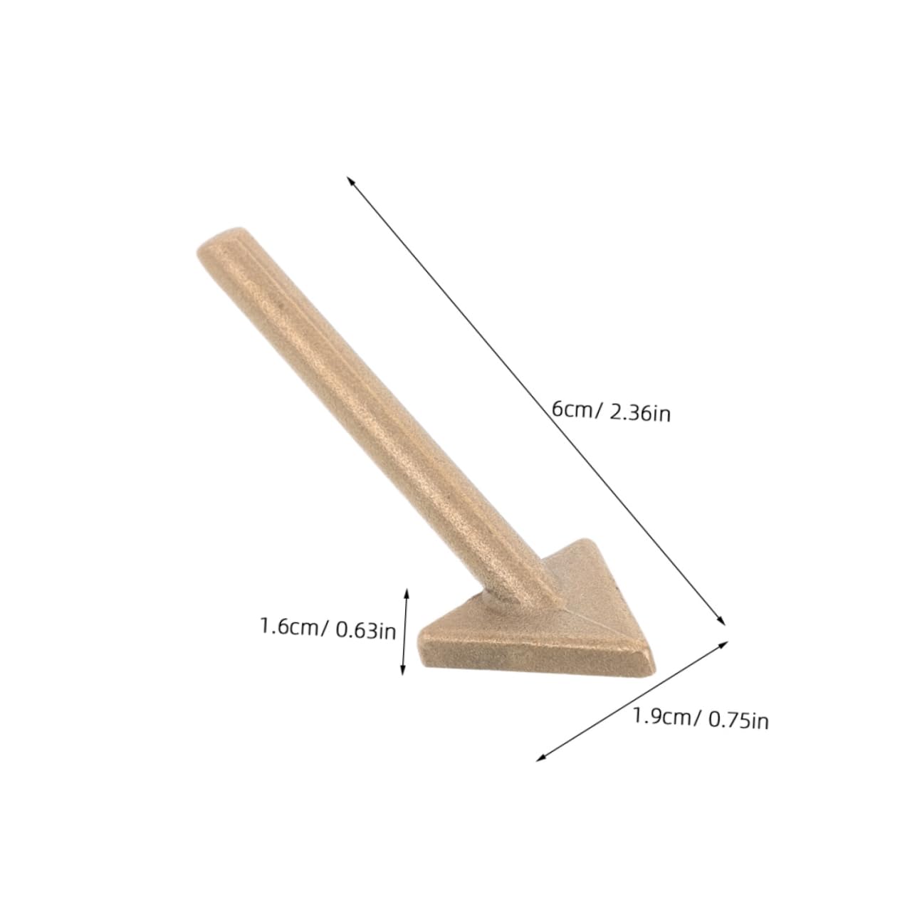 GRIRIW Car Bumper Repair Soldering Iron Tips 2pcs Plastic Repair Kit Tip for Wrinkle Removal