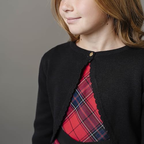 Image of Hope & Henry Girls' Milano Stitch Cardigan Sweater