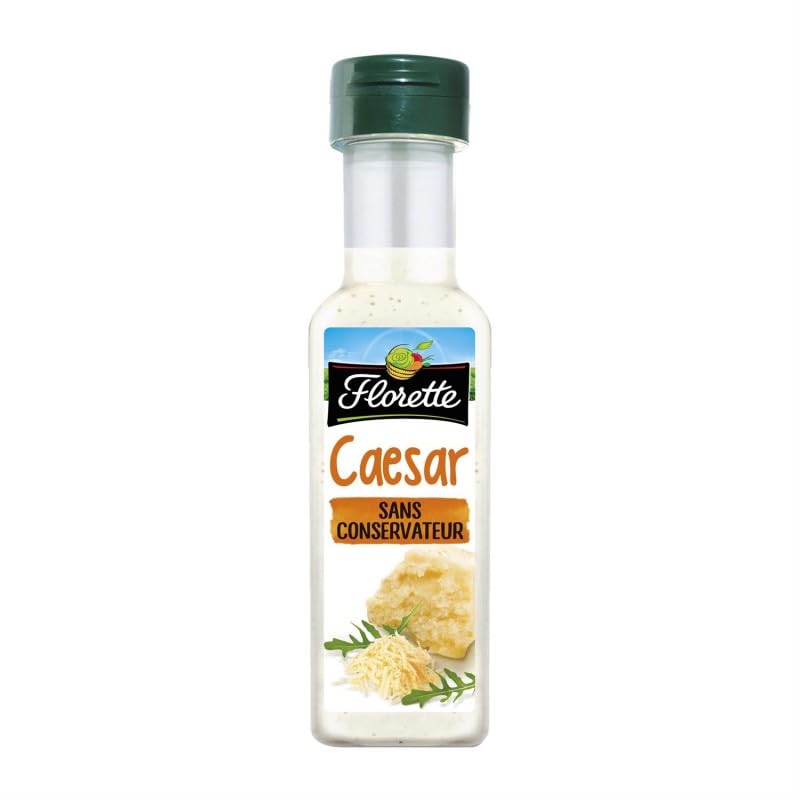 Découvrez la Sauce Caesar Fraîche Florette - Pour Salades Gourmandes - 175ml - Le Lot De 4