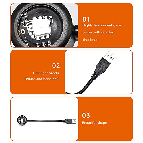 Rasnodda Sunset Lamp Projector Led Lights For Bedroom Romantic 360°Rotation Night Light With Usb For Photography Selfie Living Room And Bedroom Decor (Sunset Yellow) #TOP4