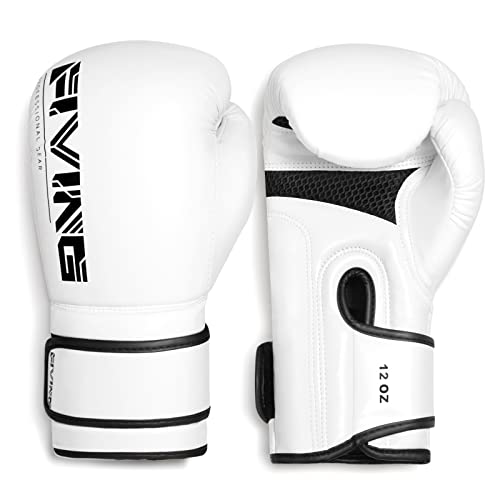 Pro Boxing Gloves For Men And Women, Breathable Pu Leather,Ideal For Muay Thai, Mma,Kickboxing, Sparring,And Punching Bag Training #TOP4
