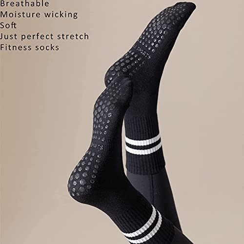 Alternova Yoga Socks with Grips for Women, Non Slip Grip Socks for Yoga, Pilates, Barre, Dance3