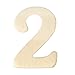 Produktbild Rayher 6162700 Holz-Zahlen, 4 cm, 2