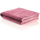 Super Microfiber Sports and Non Slip Hot Yoga Mat Towel - Quick Dry, Soft and Absorbent Gym Towels - 2 sizes and 5 colors available - Camping, Fitness, Workout, Pilates, Travel or Beach