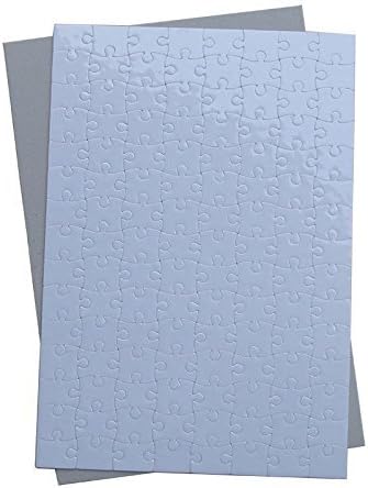 RETERMIT 10 Sets Blank Sublimation A3/A4/A5 Jigsaw Puzzle DIY Puzzles Heat Press Transfer Crafts Blank Puzzle Sublimation Puzzle Blanks (A4--11.5X7.9 inch -120 Pieces)