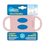 Dr. Brown's 100% Silicone Wide-Neck Baby Bottle Handles, Pink