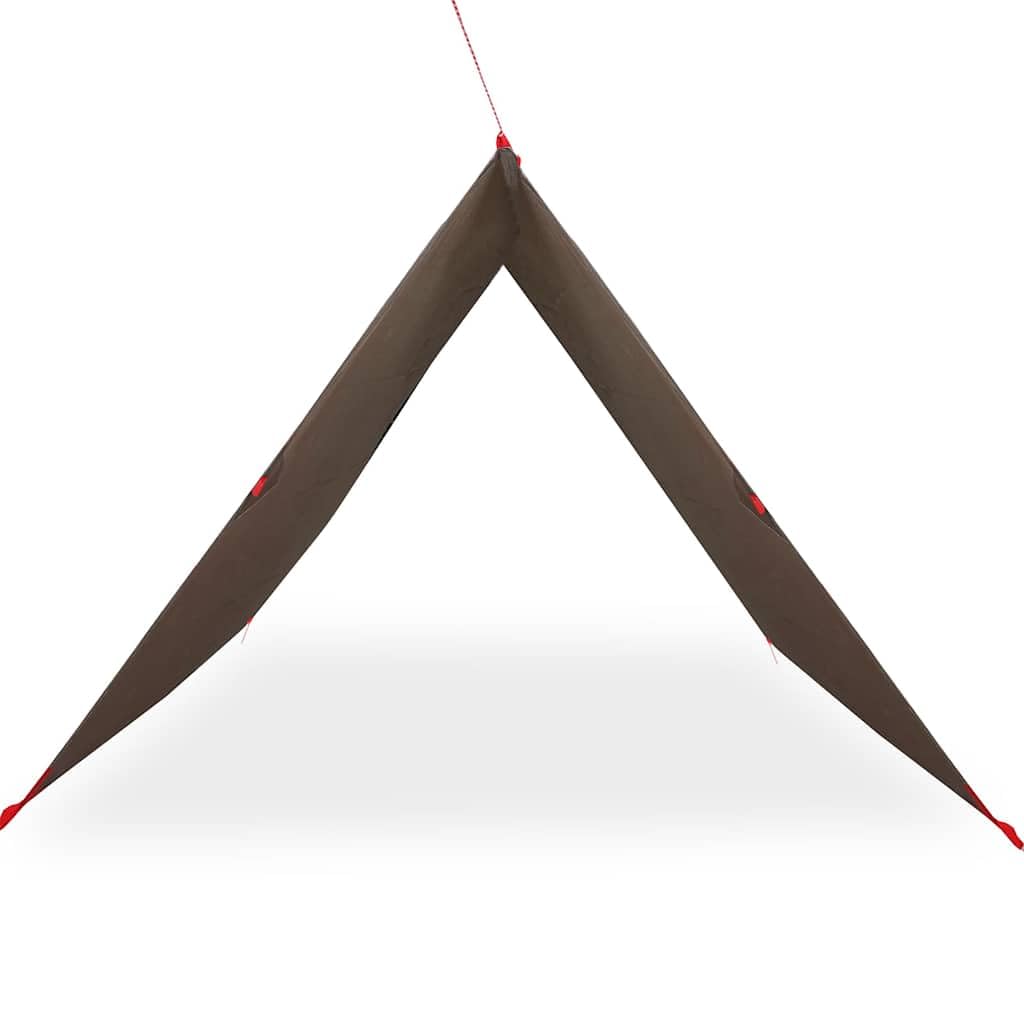 Tarp Campingplane 306 x 306 cm, Vielseitige Zeltplane aus 185T Polyester, Outdoor Überdachung mit Ösen für Camping und Trekking, Olivgrün, Inklusive Tragetasche