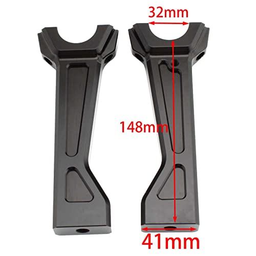 FINMOKAL Risers Altos Cnc De Motocicleta Preta De 2'' Para Harley Pan America Ra1250 Ra1250S 2020+