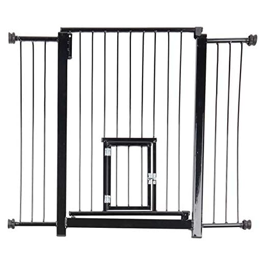 Portão Mod. Duo Maxi Plus 1M Preto Nf Pet para Cães, Maxi Plus, 1M, Preto