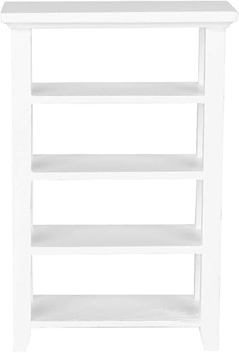 Taidda Modelo de muebles en miniatura 4 capas estante estante de exhibición 1:12 accesorio de casa de muñecas